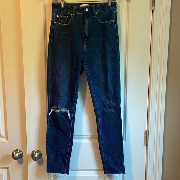 PISTOLA Cara Essex Distressed Jeans in Dark Wash Size 27 - Picture 2 of 13